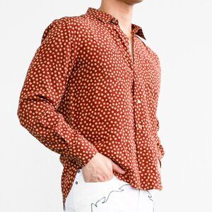 $3 START THURSDAY 10/31 @ 2pm: Saint Laurent Long Sleeve Button Up Shirt